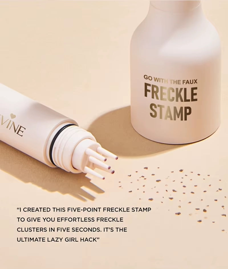Transform Your Look with the 4-In-1 Natural Freckle Stamp Pen – Achieve Effortless, Sun-Kissed Freckles in Seconds!