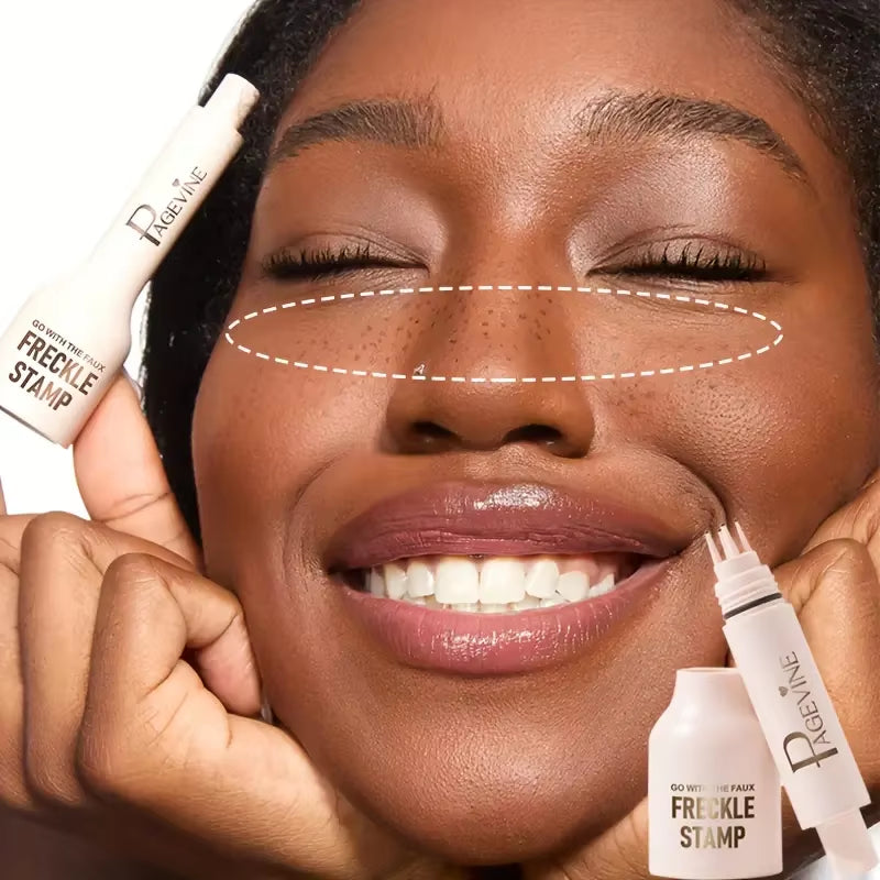 Transform Your Look with the 4-In-1 Natural Freckle Stamp Pen – Achieve Effortless, Sun-Kissed Freckles in Seconds!